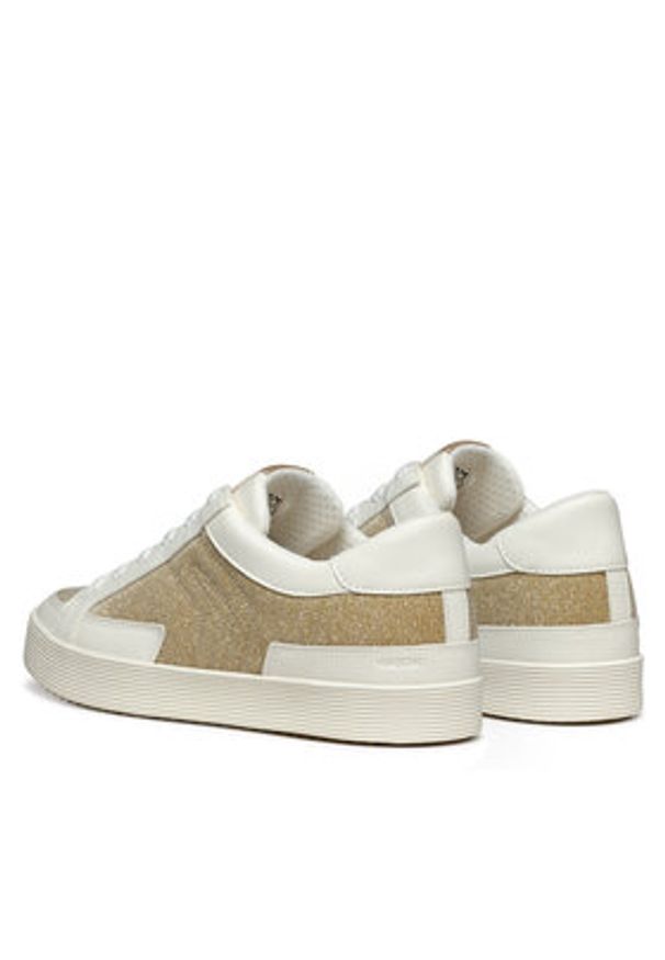 Geox Sneakersy D Blomiee D466HB 0LYBC C2L1Q Złoty. Kolor: złoty. Materiał: skóra