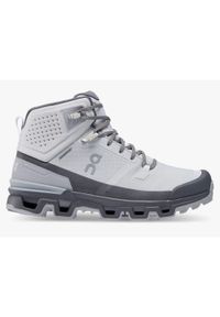 Buty trekkingowe damskie On Running Cloudrock 2 Wodoodporne Jasnoszare. Kolor: szary