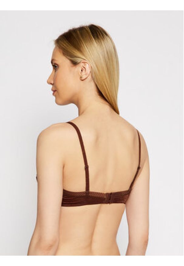 Gossard Biustonosz z fiszbiną Glossies Sheer Moulded 6271 Brązowy. Kolor: brązowy. Materiał: syntetyk