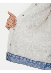 Levi's® Kurtka jeansowa Sherpa Trucker 90's A4435-0010 Niebieski Loose Fit. Kolor: niebieski. Materiał: bawełna #5