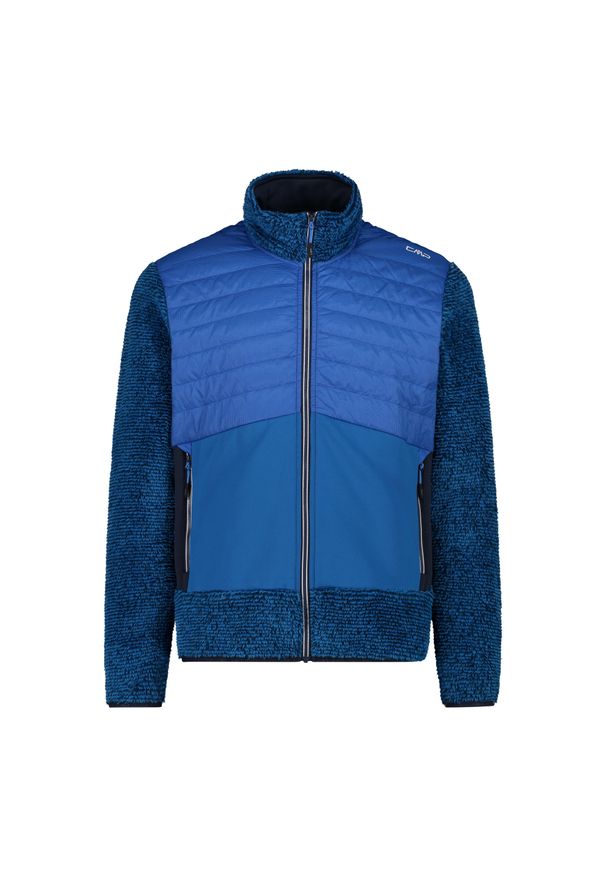 Bluza męska turystyczna CMP 34P1717. Okazja: na co dzień. Kolor: niebieski. Styl: casual, sportowy. Sport: turystyka piesza