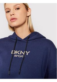 DKNY Sport Bluza DP1T8221 Granatowy Relaxed Fit. Kolor: niebieski. Materiał: syntetyk. Styl: sportowy #5