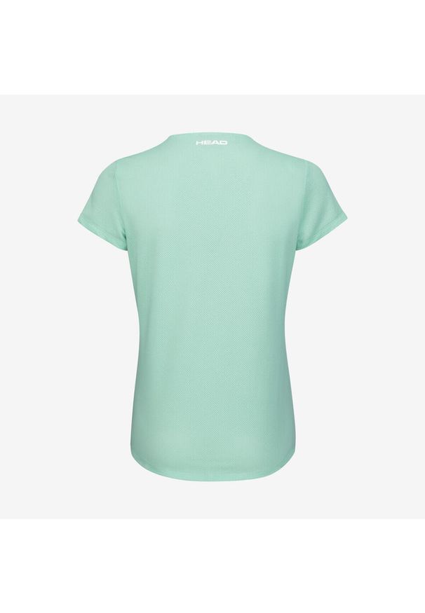 Head - T-shirt damski TIE-BREAK. Kolor: zielony. Materiał: poliester