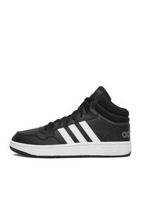Adidas - adidas Sneakersy HOOPS 3.0 MID GW3020 Czarny. Kolor: czarny. Materiał: materiał #7