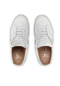 Giuseppe Zanotti Sneakersy RS20041 001 Biały. Kolor: biały. Materiał: skóra