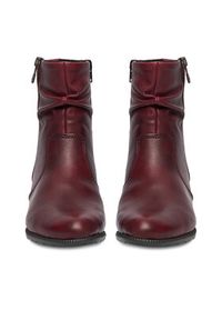 Rieker Botki CEO-78656-35 Bordowy. Kolor: czerwony. Materiał: skóra #3