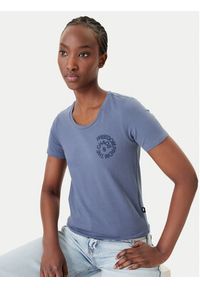 Quiksilver T-Shirt Lintah EQWZT03193 Niebieski Regular Fit. Kolor: niebieski. Materiał: bawełna #6