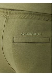 Karl Lagerfeld - KARL LAGERFELD Szorty sportowe 705019 562900 Zielony Regular Fit. Kolor: zielony. Materiał: bawełna. Styl: sportowy #3