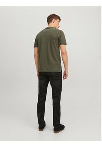 Jack & Jones Polo Basic 12136516 Zielony Slim Fit. Typ kołnierza: polo. Kolor: zielony. Materiał: bawełna #3