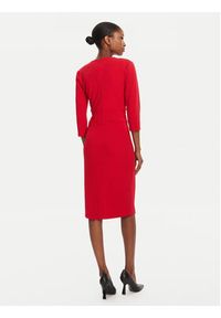 Rinascimento Sukienka koktajlowa CFC0126151003 Czerwony Slim Fit. Kolor: czerwony. Materiał: syntetyk. Styl: wizytowy #5