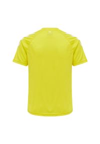 Koszulka sportowa z krótkim rękawem dziecięca Hummel Core XK Kids Poly T-Shirt. Kolor: żółty. Długość rękawa: krótki rękaw. Długość: krótkie