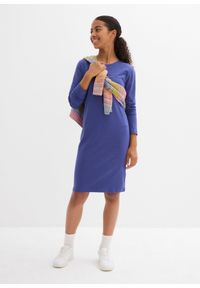 bonprix - Sukienka z dżerseju z elastycznej mieszanki bawełny organicznej (2-pak). Kolor: czarny. Materiał: jersey, bawełna. Długość rękawa: długi rękaw #3