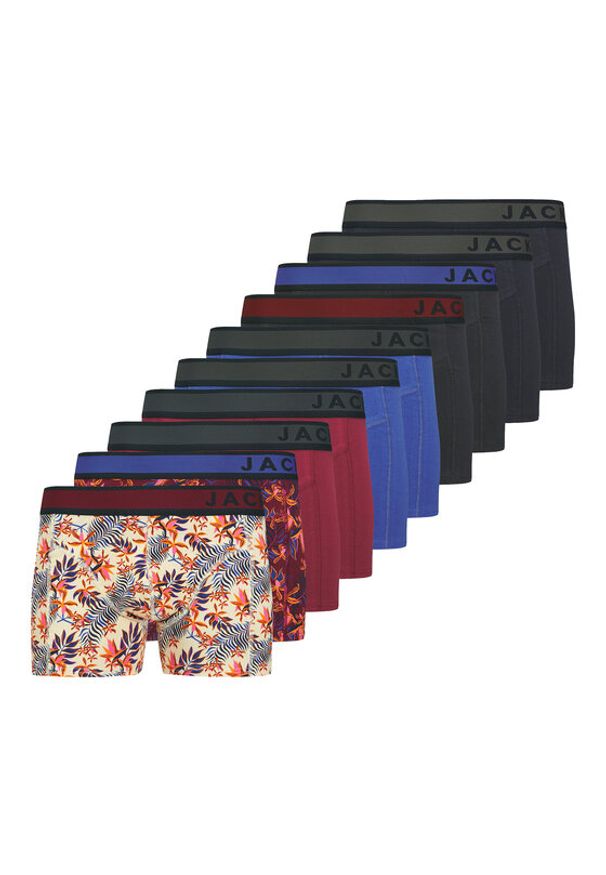 Jack & Jones Komplet bokserek Landon 12283396 Kolorowy. Materiał: bawełna. Wzór: kolorowy