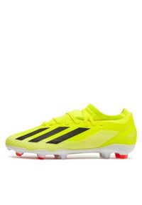 Adidas - adidas Buty X Crazyfast League Firm Ground Boots IF0691 Żółty. Kolor: żółty. Materiał: materiał #3