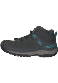 keen - Buty trekkingowe dla dzieci Keen Targhee Mid Wp. Wysokość cholewki: za kostkę. Kolor: szary, wielokolorowy. Materiał: materiał. Szerokość cholewki: normalna. Sport: turystyka piesza