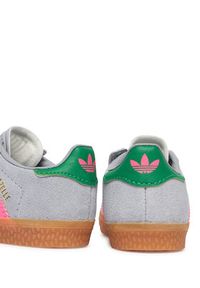 Adidas - adidas Sneakersy Gazelle Comfort Closure Elastic Laces IH6477 Szary. Kolor: szary. Materiał: skóra, zamsz. Model: Adidas Gazelle #7