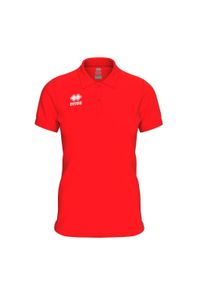 ERREA - Damska koszulka polo Errea Evo. Typ kołnierza: polo. Kolor: czerwony. Styl: sportowy #1