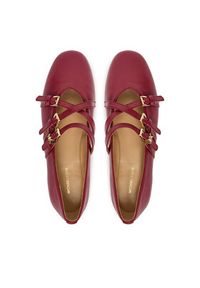 MICHAEL Michael Kors Baleriny Indy 40T5IDFP2L Bordowy. Kolor: czerwony. Materiał: skóra #2