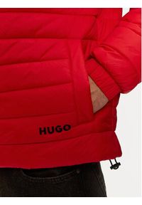 Hugo - HUGO Kurtka przejściowa 50518785 Czerwony Regular Fit. Kolor: czerwony. Materiał: syntetyk