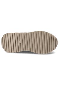 Beżowe Sneakersy Artiker Modne Obuwie Damskie. Okazja: na co dzień. Kolor: beżowy. Materiał: zamsz, skóra. Wzór: gładki. Styl: casual, wizytowy #3