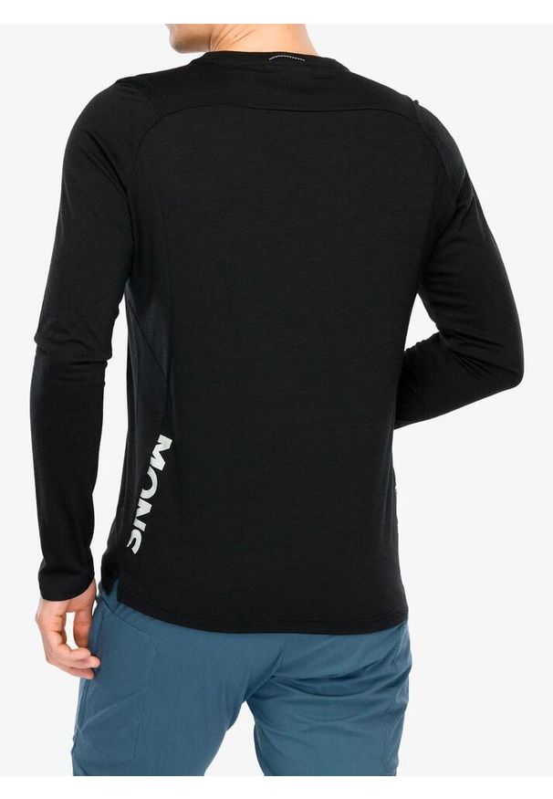 MONS ROYALE - Bluza rowerowa męska Mons Royale Diversion Merino Bike Jersey Long Sleeve. Kolor: czarny. Materiał: jersey. Długość rękawa: długi rękaw
