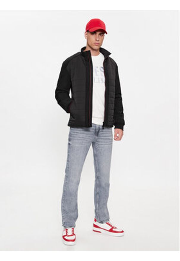 Guess Kurtka przejściowa M3BL11 WFOO0 Czarny Regular Fit. Kolor: czarny. Materiał: syntetyk