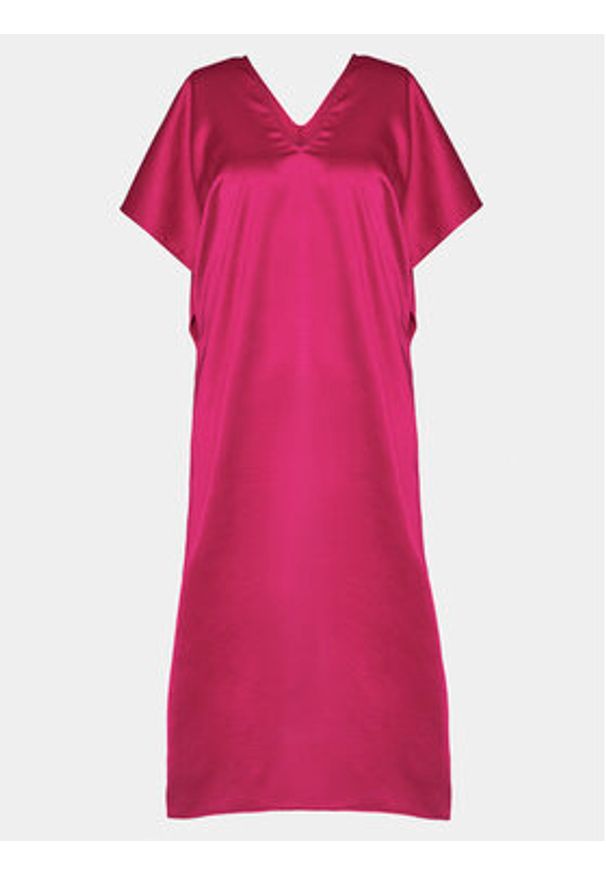 Weekend Max Mara Sukienka koktajlowa Gambero 2415231012 Różowy Regular Fit. Kolor: różowy. Materiał: syntetyk. Styl: wizytowy