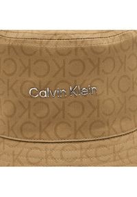 Calvin Klein Kapelusz K60K610536 Beżowy. Kolor: beżowy. Materiał: bawełna, materiał