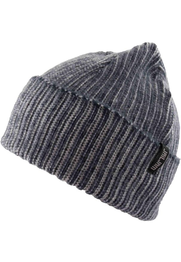 XTASY - Zimowa Czapka Damska Granatowa - Wełna i Polar. Kolor: niebieski. Materiał: polar, wełna. Sezon: zima. Styl: elegancki