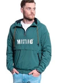 Mustang - KURTKA MUSTANG DANIEL SLIP JACKET 1011365 6430. Kolor: zielony #1