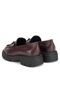 Gino Rossi Loafersy GRACE-I24-26375NB Bordowy. Kolor: czerwony. Materiał: skóra #3