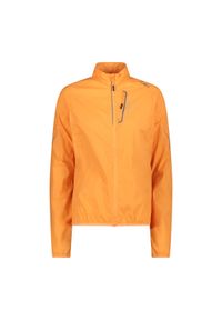 Damska wiatrówka CMP. Kolor: pomarańczowy. Materiał: softshell. Sport: turystyka piesza #1