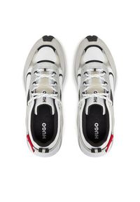 Hugo - HUGO Sneakersy 50541579 Biały. Kolor: biały. Materiał: skóra