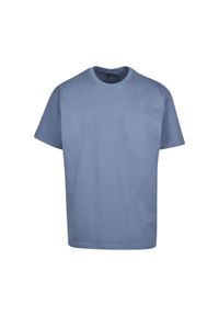BUILD YOUR BRAND - Ponadwymiarowa Koszulka Dla Dorosłych Unisex Heavyweight. Kolor: niebieski