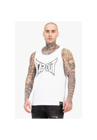 TAPOUT - Tank top Tapout Tipton. Kolor: wielokolorowy, biały, czarny. Długość rękawa: bez rękawów. Sport: fitness #1