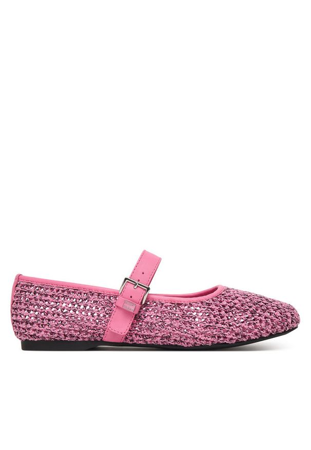 Baleriny Tommy Jeans. Kolor: różowy