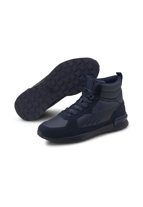 Buty do chodzenia męskie Puma Graviton Mid Peacoat. Materiał: materiał. Sport: turystyka piesza