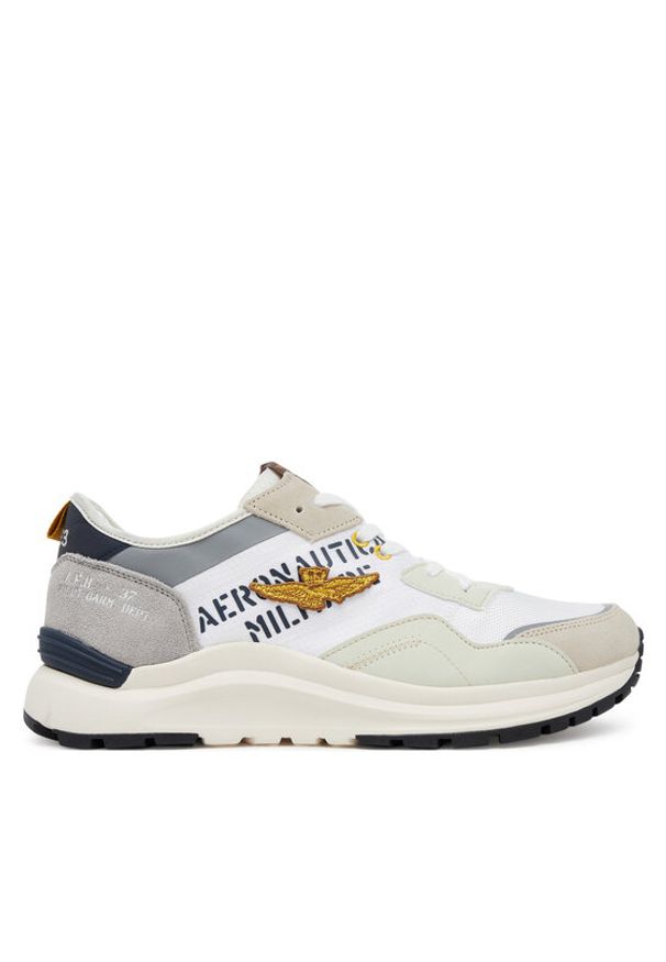 Aeronautica Militare Sneakersy 251SC286CT3543 Biały. Kolor: biały. Materiał: skóra, zamsz