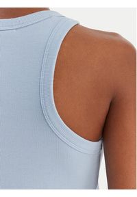 Hugo - HUGO Top Easy 50508857 Błękitny Slim Fit. Kolor: niebieski. Materiał: bawełna #5