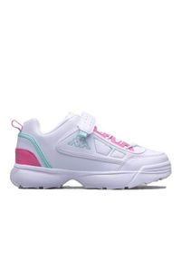 Buty do chodzenia dla dzieci Kappa Rave MF K. Zapięcie: rzepy. Kolor: biały, wielokolorowy, różowy. Materiał: guma, materiał, syntetyk. Szerokość cholewki: normalna. Sport: turystyka piesza