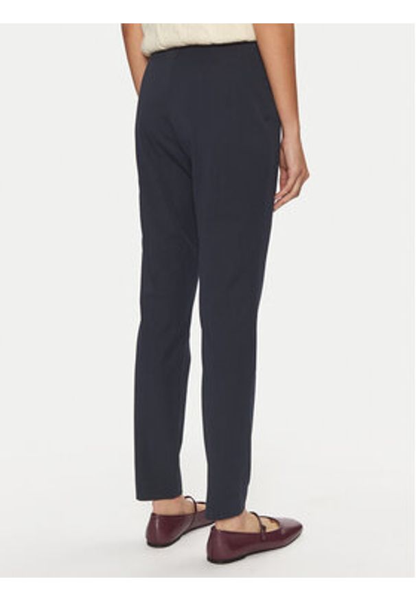 Lauren Ralph Lauren Spodnie materiałowe 200631310 Granatowy Slim Fit. Kolor: niebieski. Materiał: bawełna