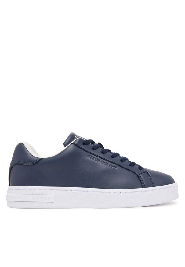 Sneakersy Armani Exchange. Kolor: niebieski