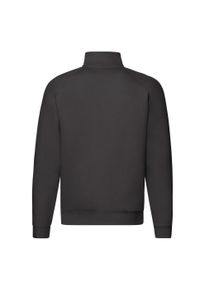 FRUIT OF THE LOOM - Bluza Unisex Premium Quarter Zip Raglan Dla Dorosłych. Kolor: czarny. Długość rękawa: raglanowy rękaw