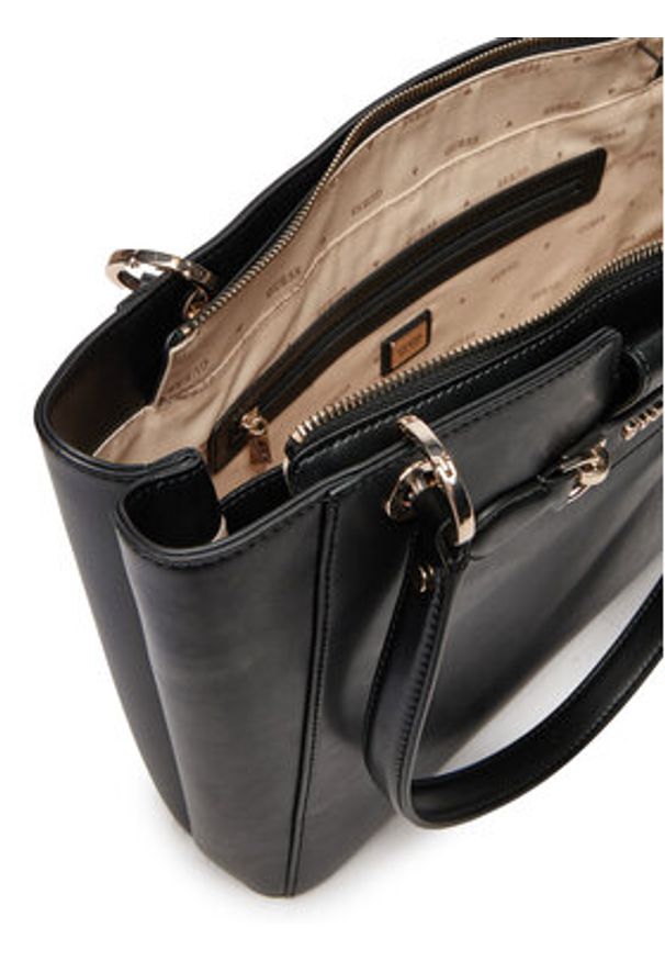 Guess Torebka HWVG95 00250 Czarny. Kolor: czarny. Materiał: skórzane