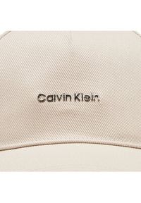 Calvin Klein Czapka z daszkiem Calvin Lettering Canvas Cap K60K612764 Szary. Kolor: szary. Materiał: materiał #3