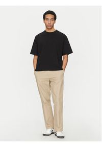 Jack & Jones T-Shirt Manchester 12275656 Czarny Cropped Fit. Kolor: czarny. Materiał: bawełna #3