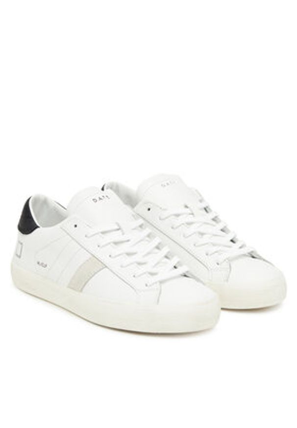 D.A.T.E. Sneakersy Hill Low Calf W431-HL-CA Biały. Kolor: biały. Materiał: skóra