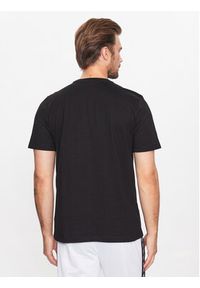 Kappa T-Shirt 313002 Czarny Regular Fit. Kolor: czarny. Materiał: bawełna