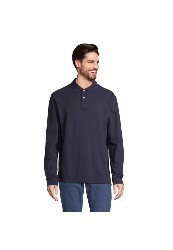 SOL'S - Koszulka polo z długim rękawem Sol's Pacific. Typ kołnierza: polo. Kolor: niebieski. Długość rękawa: długi rękaw. Długość: długie