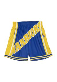 Mitchell & Ness - Szorty Golden State Warriors NBABlown Out Fashion. Kolor: niebieski. Sport: koszykówka #1